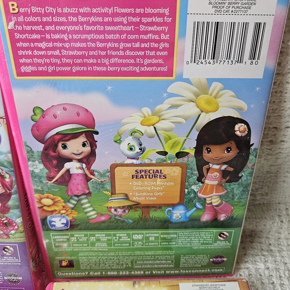 Strawberry Shortcake DVD Lot of 4 - Picture 5 of 10